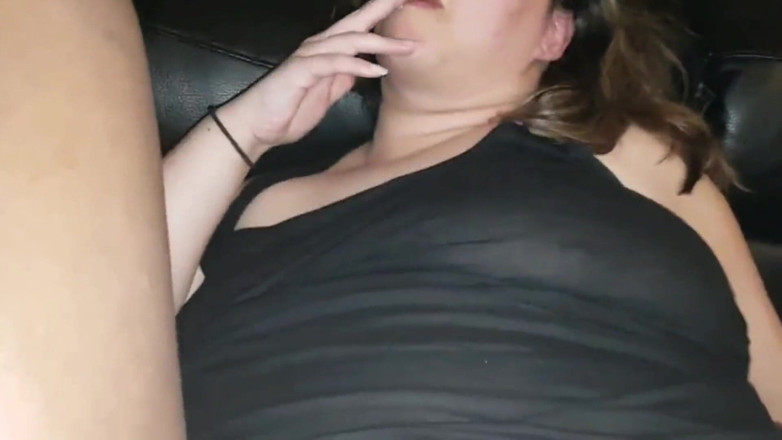 Real homemade BBW BBC porn: WildEnglishBBW BBC Nata4sex fucking my pussy scissors position