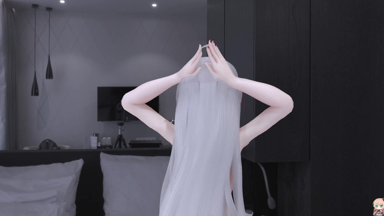 MikuMotion: No.9 Pantaloncini ritagliati; Tettona; Tatuaggi sexy