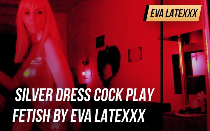 Eva Latexxx: Domina Eva fetish silver dress cock play mistress bdsm femdom...