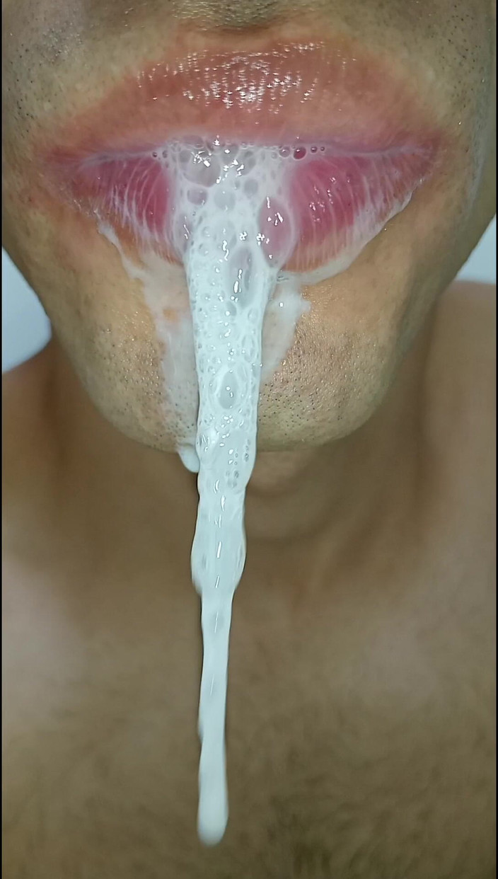 Rey rey: Deepthroat Latino Sloppied Saliva Ahegao, meludah, bercium, submisif, kongkek mulut