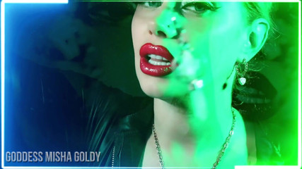 Goddess Misha Goldy: Ztrácet se v Mém nádherném transu uctívající rty!