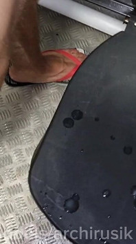 Hot Cruise Toilet Femboy and a Passerby Stepdaddy on a Scooter, Fountains of Cum!