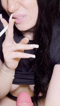Extremely Naughty Solo Roleplay - Smoking & Xxl Facial