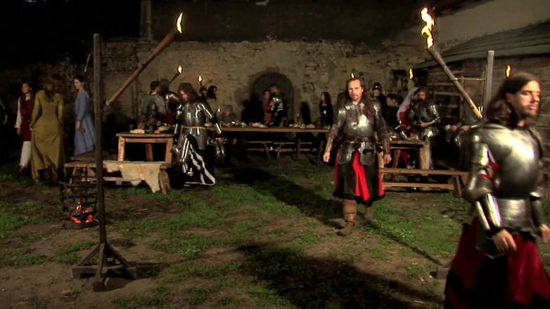 Sex All Together: Party in the castle with the ladies who get fucked...