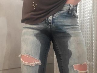 Aqua Pola: Compilation 8 Videos of My Wetting Jeans