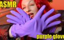 Arya Grander: ASMR sounding: kitchen rubber gloves fetish