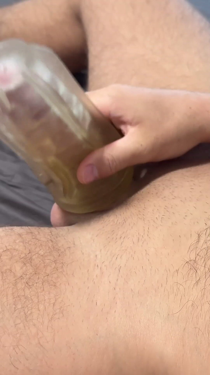 SoloXman: Punheta rápida, gemidos masculinos, alto orgasmo gemendo - John Delove