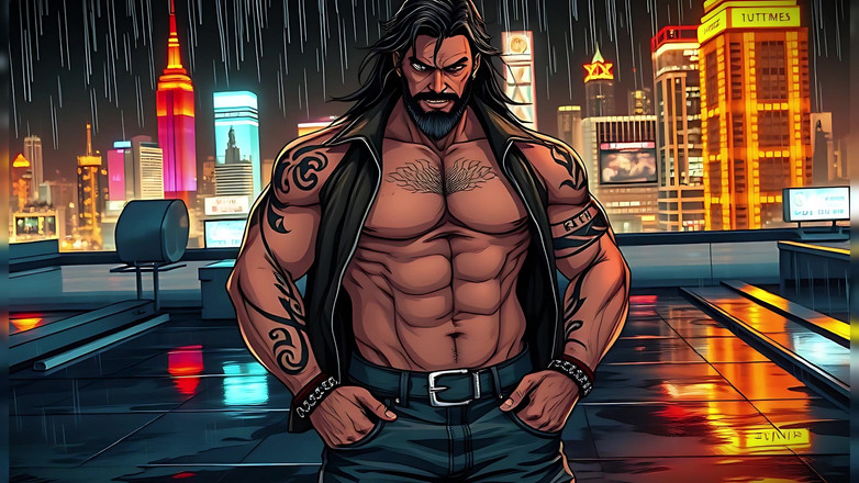 Erotic Man: Сильні чуваки, зроблені з ai