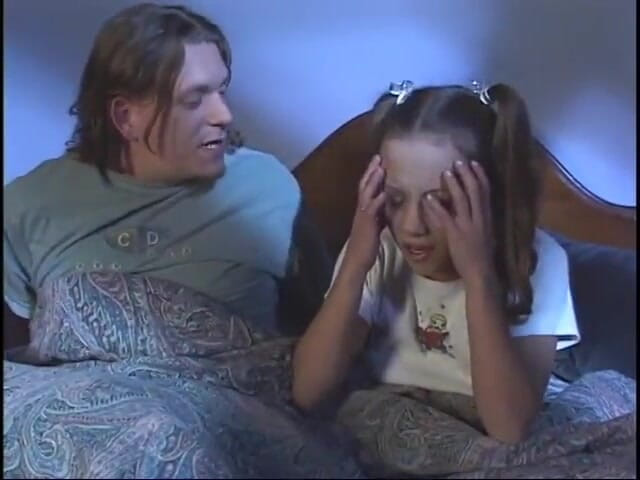 3 Bangers: Cutie with pigtails gives head then takes 2 big cocks in...