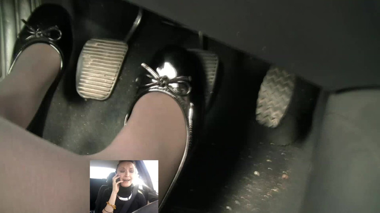 Nyllady: Screaming Brake Failure in Black Patent Flats
