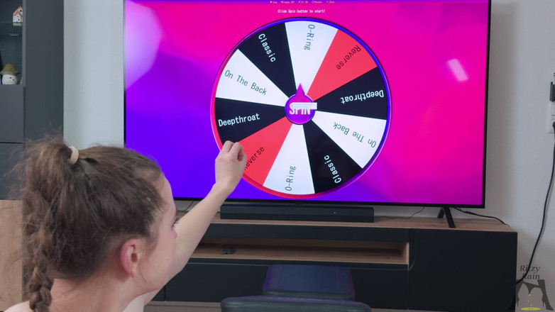 Ritzy Rain: Ritzy rain giornata di allenamento in bocca con un gioco...