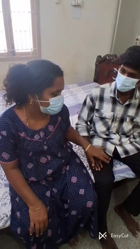 Mijn vrouw met een student Tamil-stem