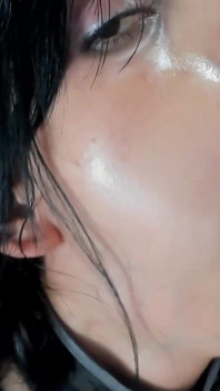 Grandes tetas naturales, masturbación especial