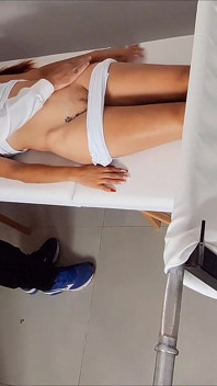 Gynecologist Fucks His Patient and Makes Her Have an Orgasm!