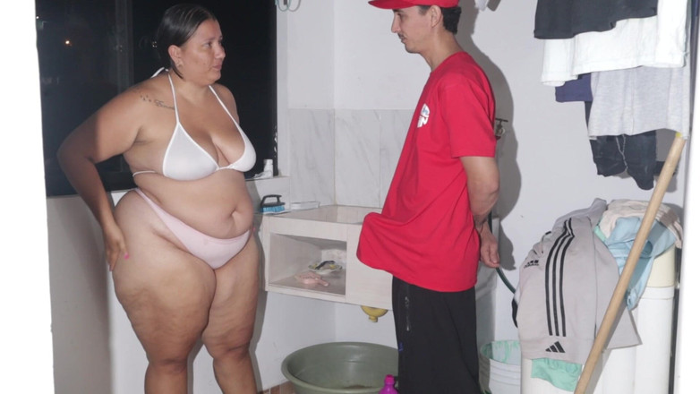 Lexly_16: Fucking Stepson in Clothes Area Risky Sex