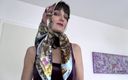 Lady Victoria Valente: Silk Headscarf Fashion Show Clip