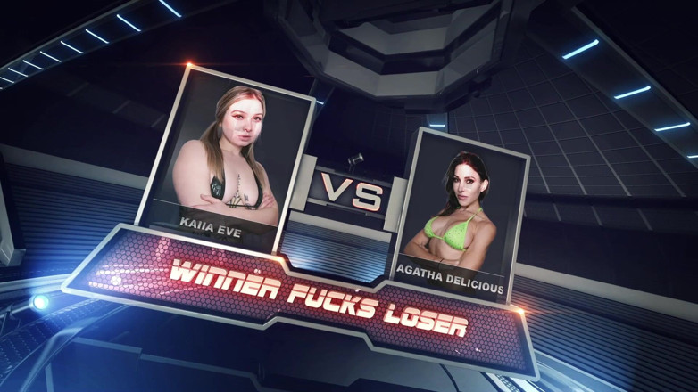 Evolved Fights Lez: Agatha Delicious Vs Kaiia Eve Female Wrestling