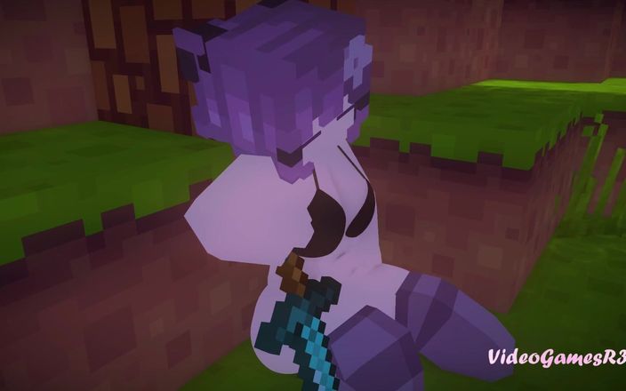 VideoGamesR34: Minecraft porn zombie chịch cô gái thư giãn dưới gốc...