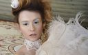 Bravo Models Media: Adele Unicorn White Venice Cosplay Mask Costume