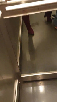My Fastest Orgasm Ever in a Elevator, Very Risky Amateur MILF Multiple Orgasm Flashing