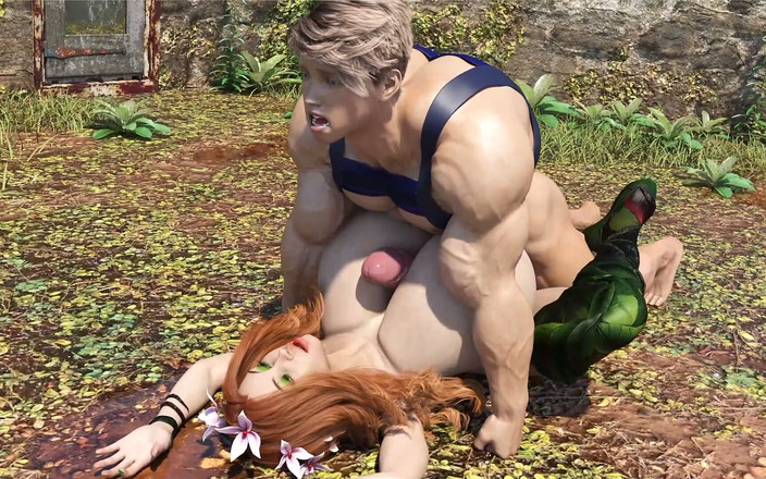 The BenJojo: Une rousse à forte poitrine se fait baiser les seins, super-héros...