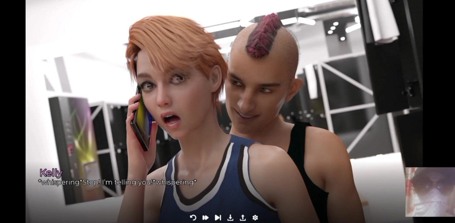 Dark Sam: Cute Teengirl Cheats on on BF While on Phone with...