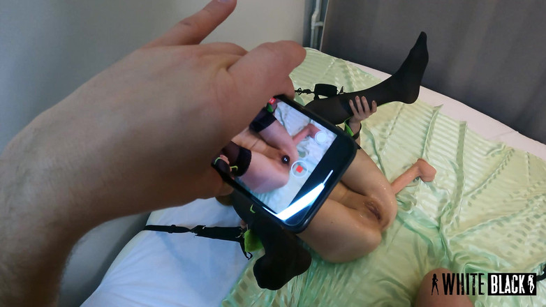 WhiteBlack: Master Roughly Trains His Bound Slut with Fisting and Double...