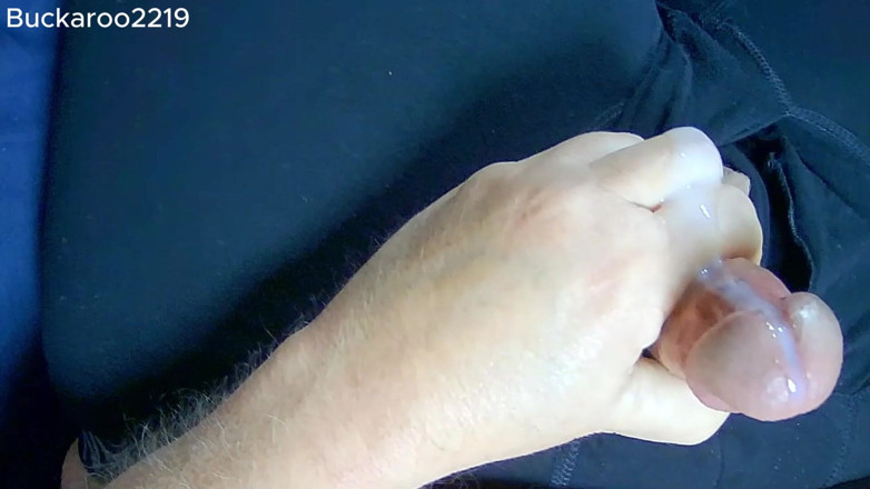 Buckaroo2219: Another View of My Jerking My Smooth Cock