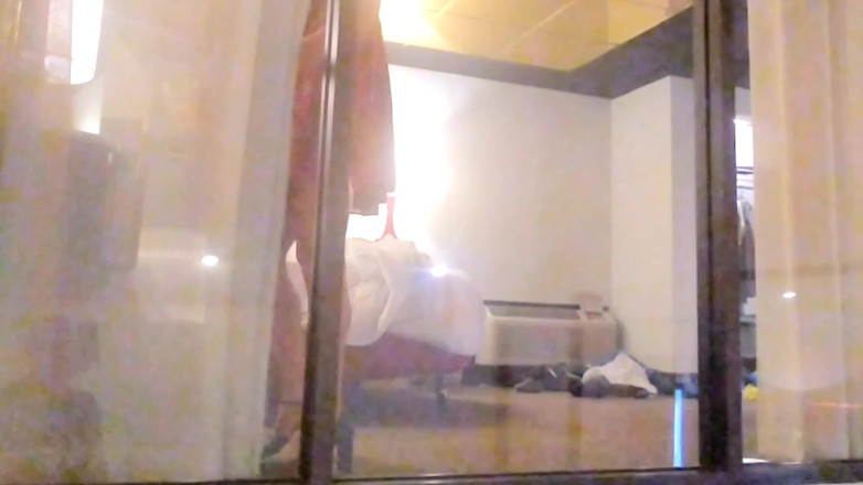 Estebanyanna: Caught Watching Her in Hotel Window and She Gives Him...