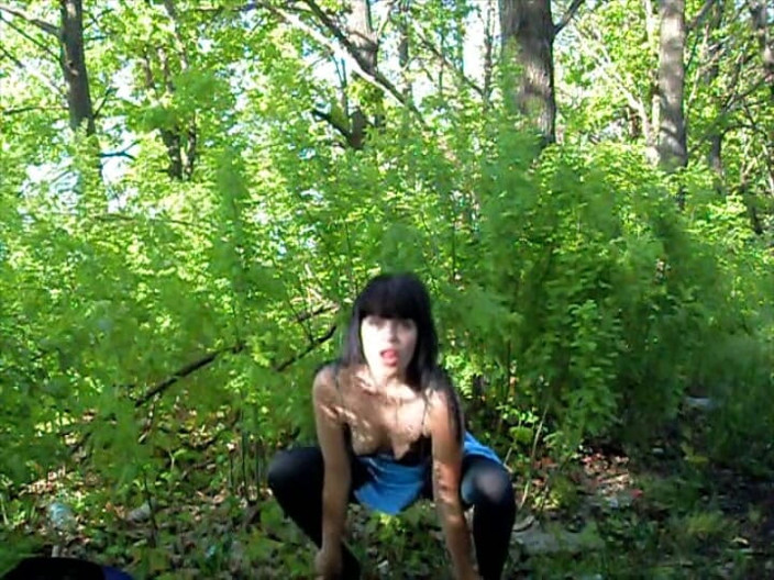 Horny Fuck Bitches: In the Woods I'm Waiting for the Next Cock