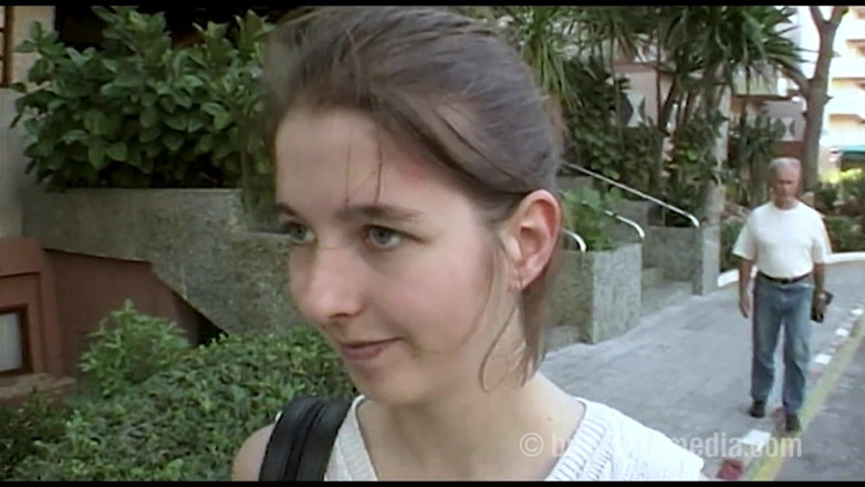 Sextermedia by Pete: Dark Blonde Teen Girl Shyly Shows Her Pussy