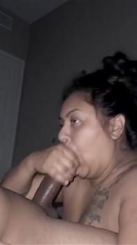 Queen Monica Gives Slopy Head and Gets Face Covered in Cum