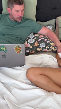 MILF Gets Bored While Husband Works and She Takes Care of Business