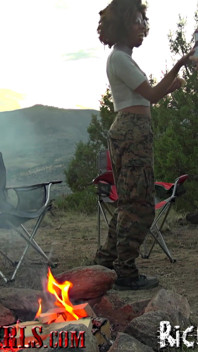 Cute Redhead Does First Ass-to-mouth and Lesbian Experience in Camping Audition Video
