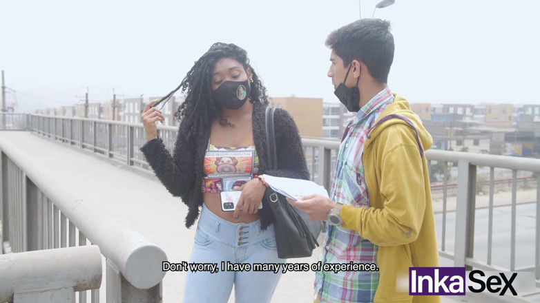 Inka productions: Dancer Seduces Horny Peruvian Black Girl