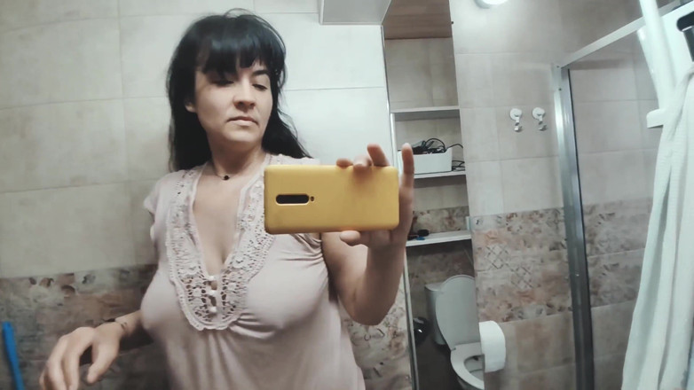 Hairy Homemade Amateur Orgasms: Kencing di mulut suami - fetish penghinaan