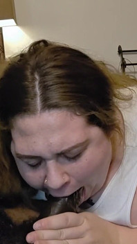 Phat Booty White Girl Gets Plowed and Swallows Her Step Brothers Cum