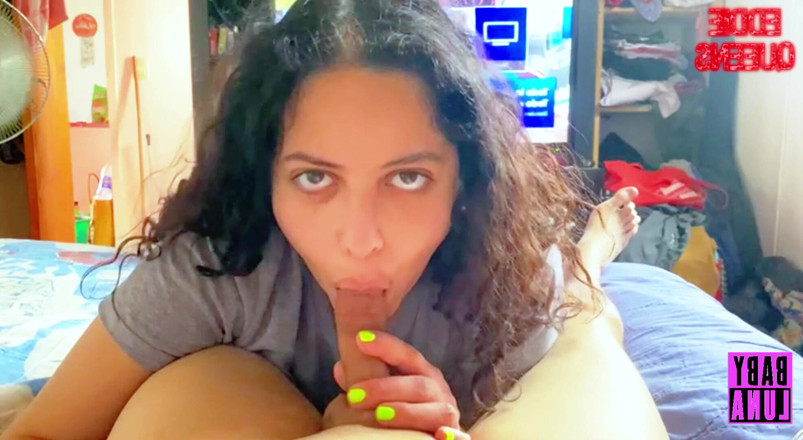 Babyluna939: Argentinian Slut Babyluna939 Sucks My Dick, Jerks off My Tits...