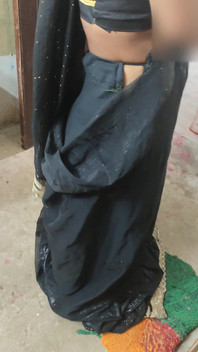 Desi Bhabhi and Black Saree