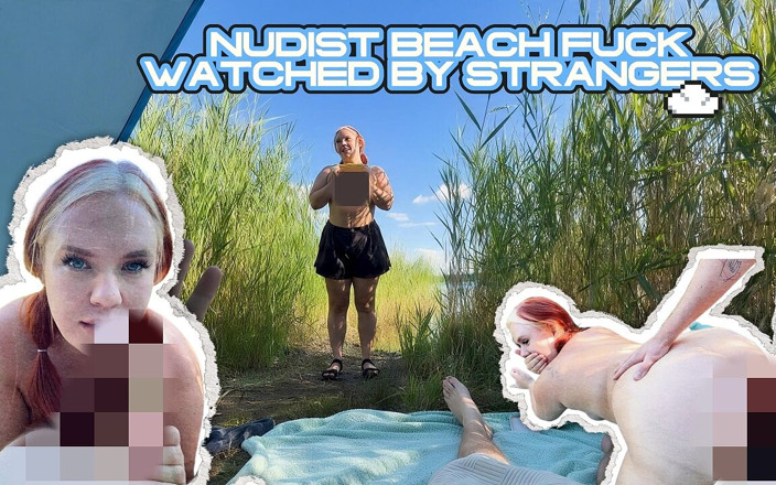 Anja Amelia: Nudist Beach Fuck - Watched by Strangers