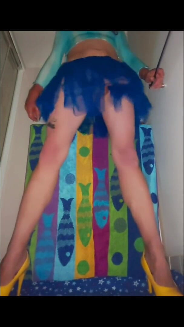 Lizzaali: Tutu cock flapping and hands free cum squirt