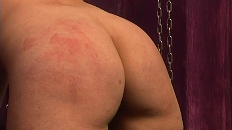 THAGSON ONLY: Tattooed Blonde MILF Endures Dungeon Spanking Session