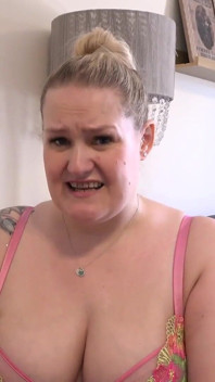 Auntjudys - After Dinner Strip Poker with Your Busty BBW Wife Becky