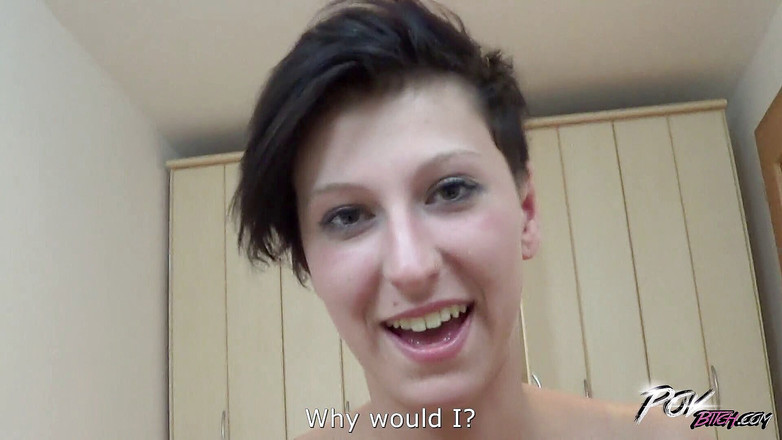 POV Bitch: Emylia Argan prsa a sladká kundička pro creampie