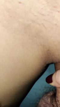 18yo! Skinny and Bitchy Pussy Gets a Thick Hairy Cock, Real Home Video