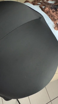 Ebony Secretary Gets a Promotion Through a Tiny Hole in Her Skirt