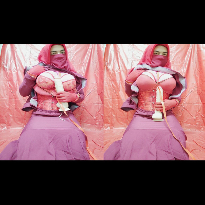 HijabRubberSexDoll: Elisyahijabdoll Part 8 Masturbate Dick Hard Dick Cum Shot