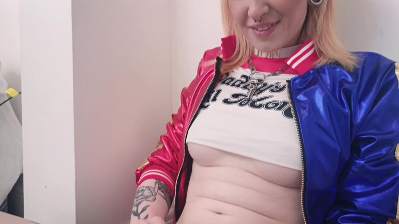 Tattooedsammie: 할리 퀸 코스프레 솔로 플레이