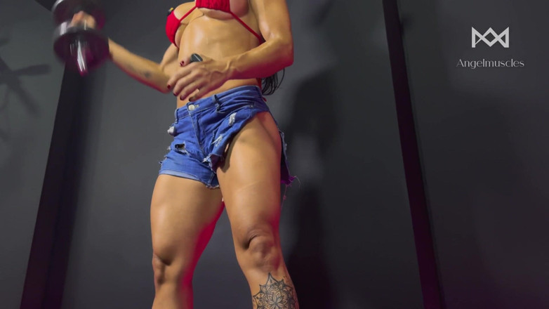 Angelmuscles: Untied Leg Day Too Powerful for My Shorts