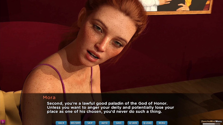 Johannes Gaming: 裸眼的证人 #6 莫拉正在吮吸一个好的接吻者。